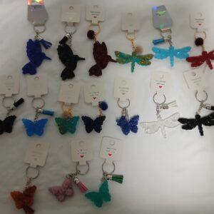 Sparkly Druzy Keychains