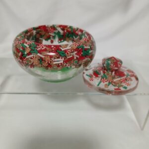Christmas Candy Jar With Lid