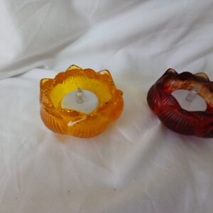 Closed Lotus Tea Light Holder