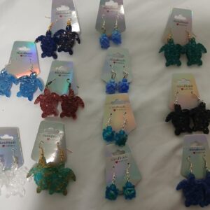 Druzy Turtle Dangles