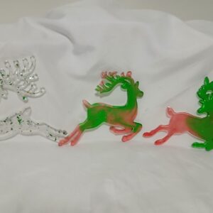 Set of 3 Frolicking Deer