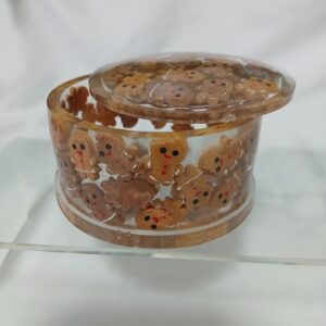 Gingerbread Jar With Lid