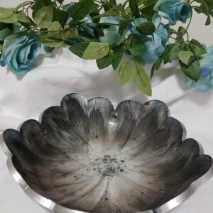 Large Black & Silver Bowl