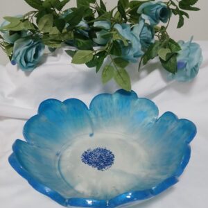 Large Blue & White Bowl