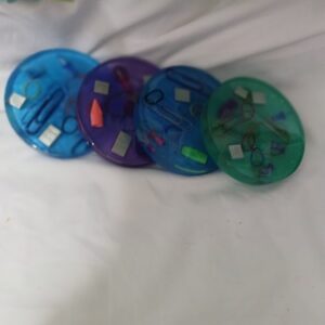 Office Set Of 4 Coaster With Cork Back