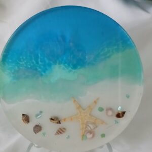 Beach On Wood Wall Hanging