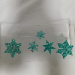 Turquoise Snowflakes