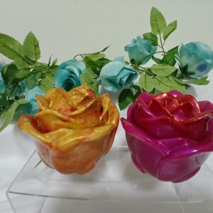 Rose Jar With Lid