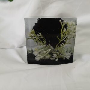 Black Flower Cube
