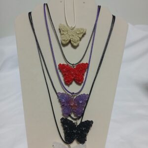 Druzy Butterfly Necklace