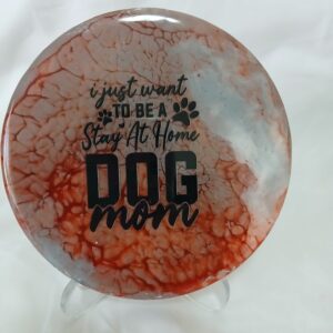 Crackle Dog Plaque