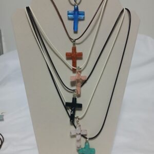 Cross Necklace on rope