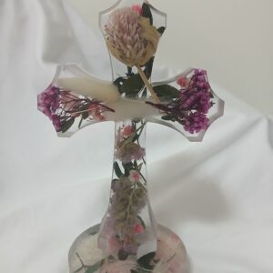 Large Floral Cross