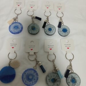 Larimar Keychains