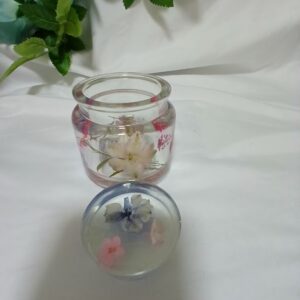 Small Flower Jar With Lid
