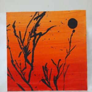 Sunset Canvas Board